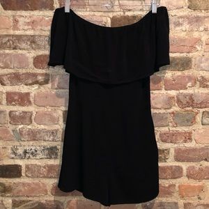 NWT Forever21 Black Off the Shoulder Romper Shorts